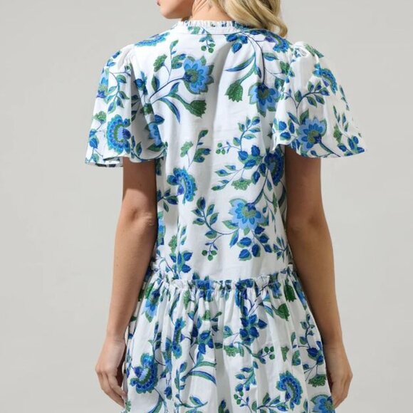 Sugarlips, Samara Floral Rock A By Trapeze Mini Dress, Size Small, NWOT - Picture 5 of 6